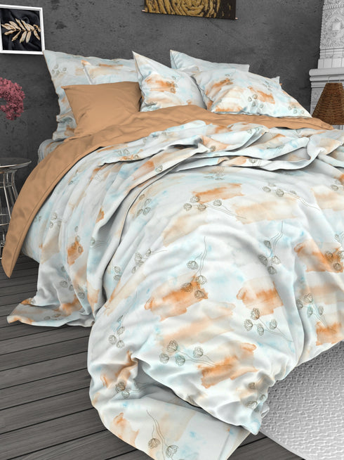 Marc 100% Cotton Percale 220 TC 3 Piece Queen  Bed Linen Set- 7